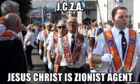j.c.z.a. jesus christ is zionist agent