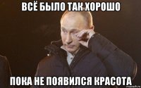 всё было так хорошо пока не появился красота