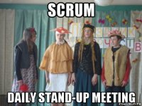 scrum daily stand-up meeting
