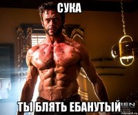 сука ты блять ебанутый