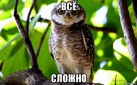 всё сложно