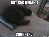 вот как делают спиннеры