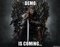demo is coming...