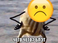  чего чего? блэт
