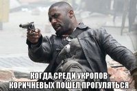  когда среди укропов коричневых пошел прогуляться