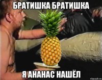 братишка братишка я ананас нашёл