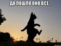 да пошло оно все... 