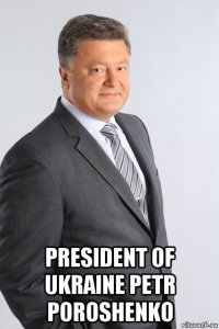  president of ukraine petr poroshenko