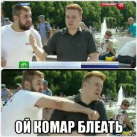  ой комар блеать