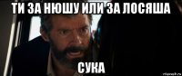 ти за нюшу или за лосяша сука