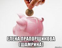  елена прапорщикова (шамрина)