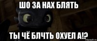 шо за нах блять ты чё блчть охуел а!?