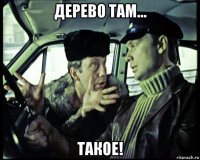 дерево там... такое!