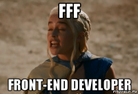 fff front-end developer