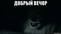 добрый вечор 