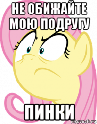 не обижайте мою подругу пинки