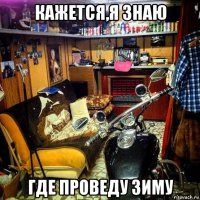 кажется,я знаю где проведу зиму