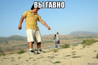 вы гавно 