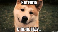 нателла в 18:10, жду...