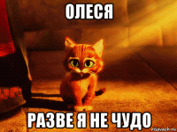олеся разве я не чудо