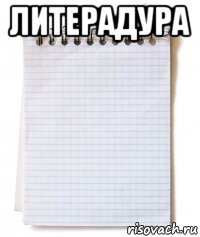 литерадура 