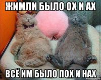 жимли было ох и ах всё им было пох и нах