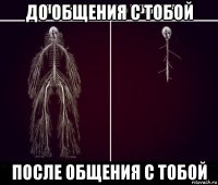 до общения с тобой после общения с тобой