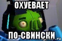 охуевает по-свински