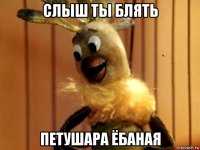 слыш ты блять петушара ёбаная