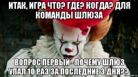 итак, игра что? где? когда? для команды шлюза вопрос первый - почему шлюз упал 10 раз за последние 3 дня??