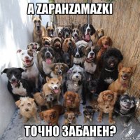 а zapahzamazki точно забанен?