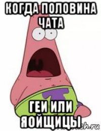 когда половина чата геи или яойщицы