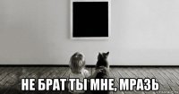  не брат ты мне, мразь