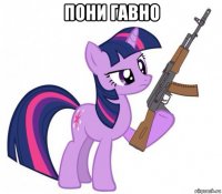 пони гавно 