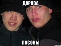 дарова посоны
