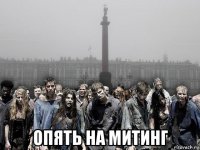  опять на митинг