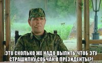  это сколько же надо выпить-чтоб эту страшилку собчак в президенты?!