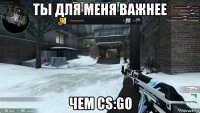 ты для меня важнее чем cs:go