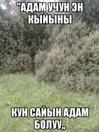 ''адам учун эн кыйыны кун сайын адам болуу,,