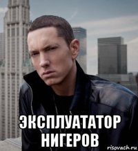  эксплуататор нигеров
