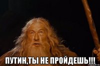  путин,ты не пройдешь!!!