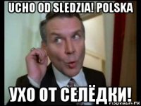 ucho od sledzia! polska ухо от селёдки!