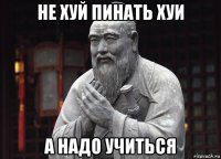 не хуй пинать хуи а надо учиться
