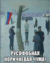  русофобная коричневая чума!