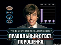  правильный ответ: порошенко