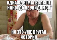 однажды мы больше никогда не увидимся но это уже другая история