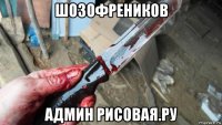 шозофреников админ рисовая.ру