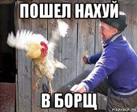 пошел нахуй в борщ