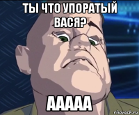 ты что упоратый вася? aaaaa