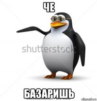 че базаришь